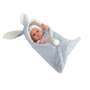 Toy baby doll with bunny blanket (3+ years)