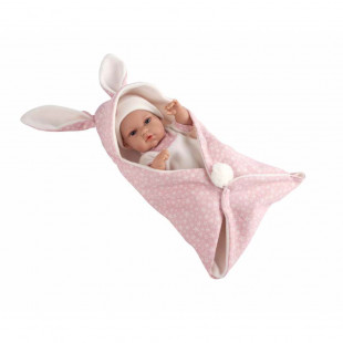 Toy baby doll with with bunny blanket (3+ years)