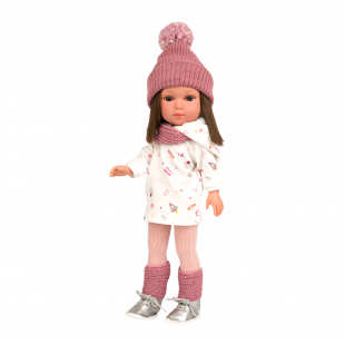 Toy doll with leggings and a light vanilla scent (3+ years)