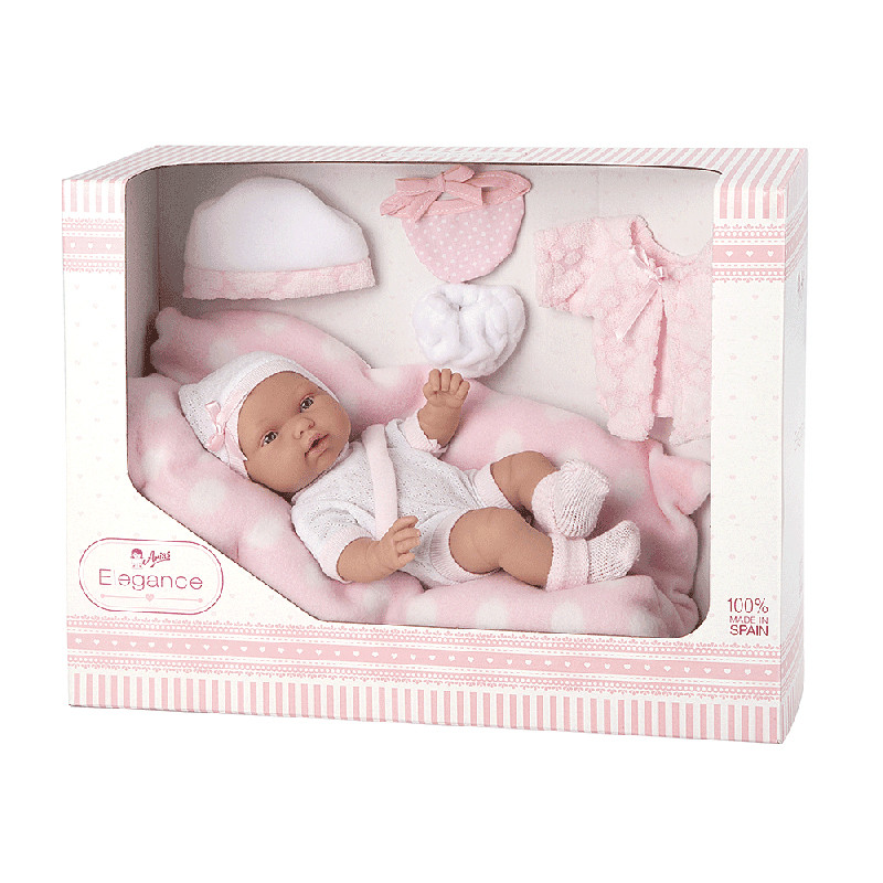 Toy baby doll with blanket and second outfit - Alouette | Βρεφικά & Παιδικά  Ρούχα