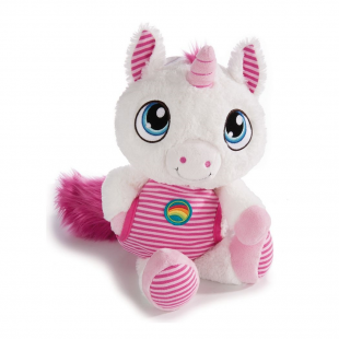 Plush toy unicorn with beanie (35cm)