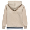 Long sleeve top cotton fleece blend with embossed details (12 months-5 years)