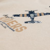 Long sleeve top cotton fleece blend with embossed details (12 months-5 years)