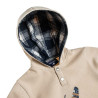 Long sleeve top cotton fleece blend with embossed details (12 months-5 years)