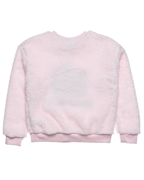 Long sleeve top Hello Kitty with eco fur (18 months-8 years)