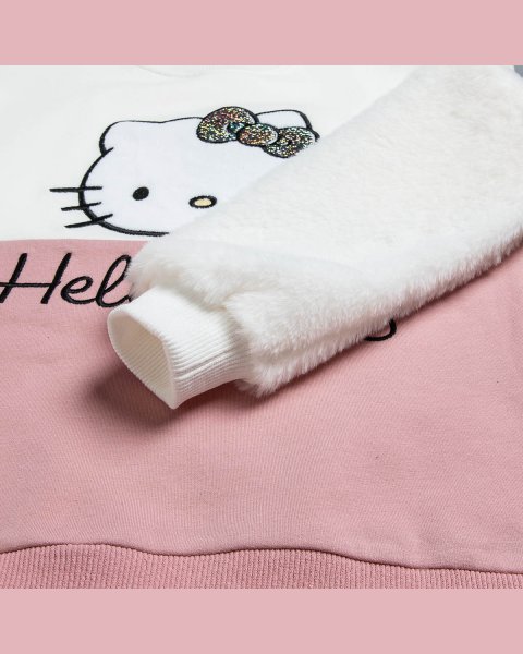 Set cotton fleece blend Hello Kitty with flippy sequins (18 months-8 years)
