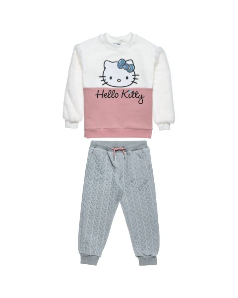 Set cotton fleece blend Hello Kitty with flippy sequins (18 months-8 years)