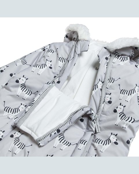 Pramsuit Tender Comforts with eco fur hood (1-12 months)