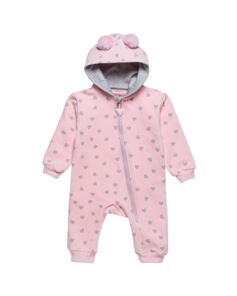 Babygrow cotton fleece blend Tender Comforts with pom pon (1-12 months)