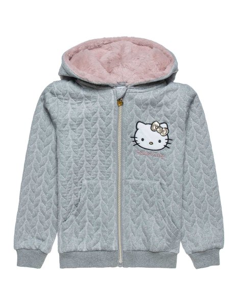Ζακέτα Hello Kitty με ανάγλυφη υφή και κέντημα (18 μηνών-8 ετών)