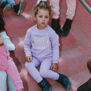 Tracksuit cotton fleece blend Five Star with embossed design (18 months-5 years)