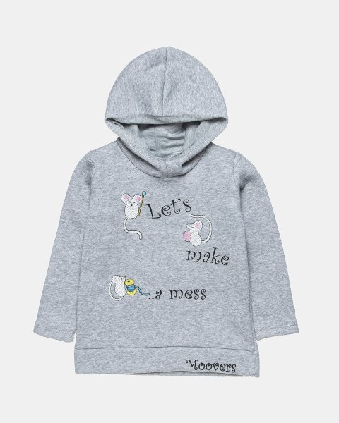 Tracksuit Moovers with cotton fleece blend, sequins and glitter (2-5 years)