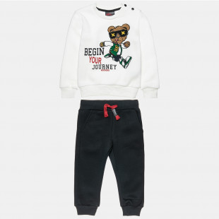 Tracksuit Moovers cotton fleece blend with applique (2-5 years)