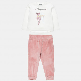 Set top with flippy sequin and velour leggings (18 months-5 years)