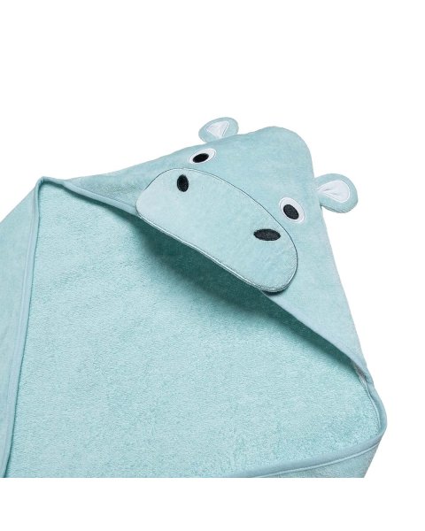   Μπουρνουζοπετσέτα 100% cotton ιπποπόταμος (75x75εκ.)