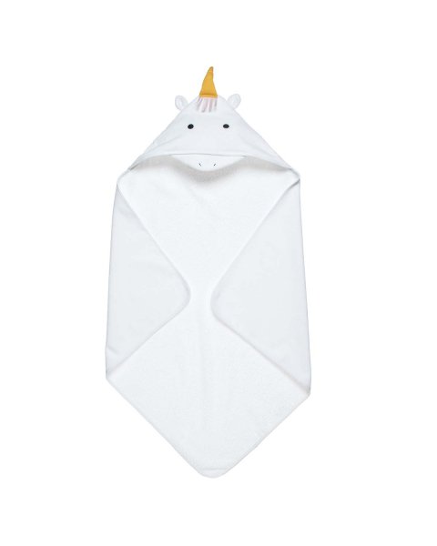 Hooded towel 100% cotton unicorn (75x75cm)