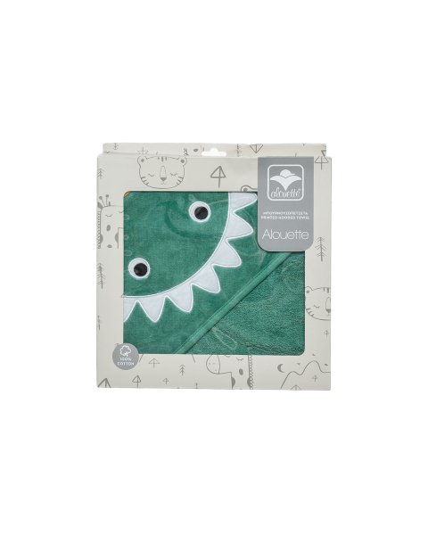   Μπουρνουζοπετσέτα 100% cotton δεινόσαυρος (75x75εκ.)