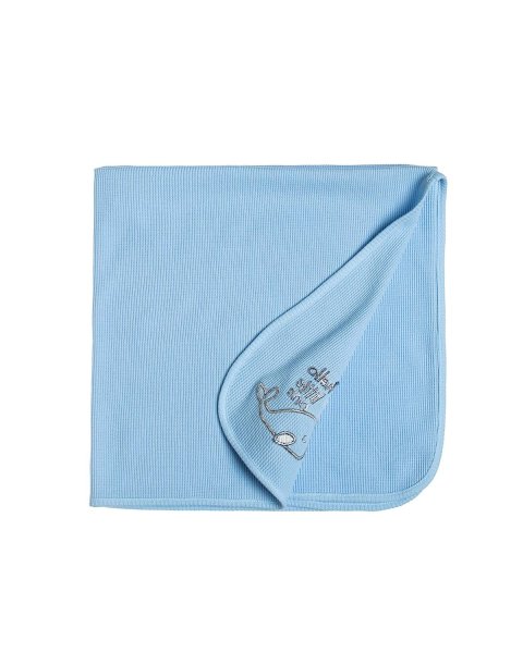 Κουβέρτα 2τμχ πικέ 100% cotton φάλαινα (75x75εκ.)
