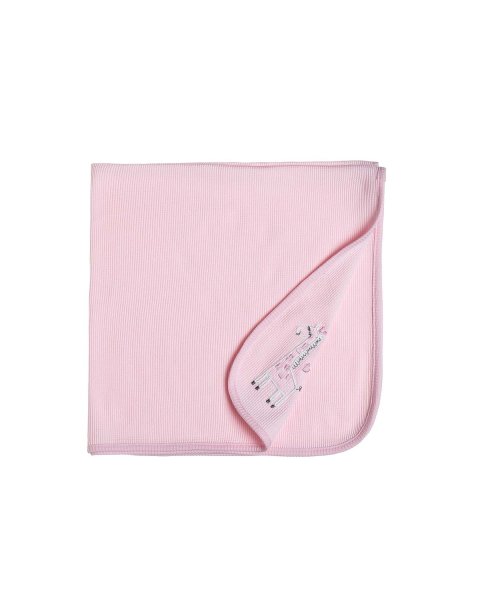 Blanket 2pcs pique 100% cotton pink (75x75cm)