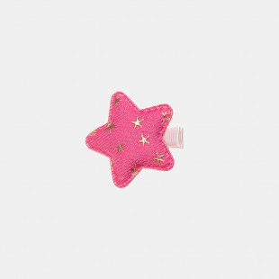 Hair clip pink star