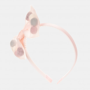 Headband with bow and pom pon (2-8 years)