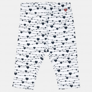 Leggings with heart pattern (2-5 years)