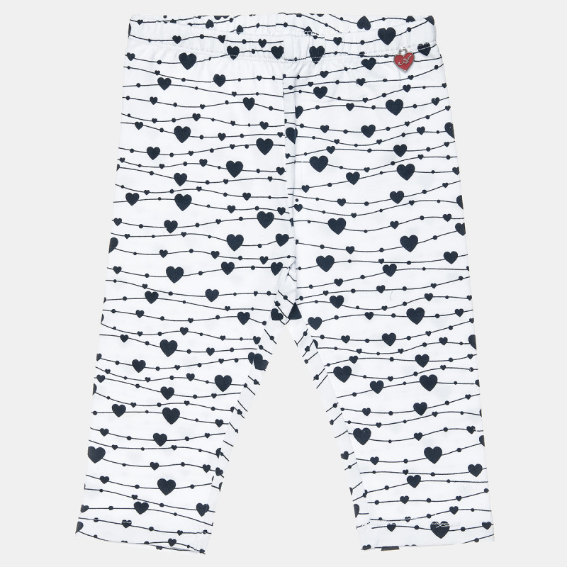 Leggings with heart pattern (2-5 years)
