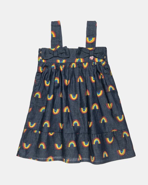 Dress supersoft denim from 100% cotton (9 months-5 years)