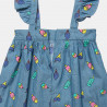 Dress supersoft denim from 100% cotton (9 months-5 years)