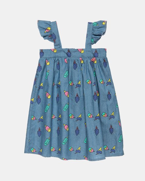 Dress supersoft denim from 100% cotton (9 months-5 years)