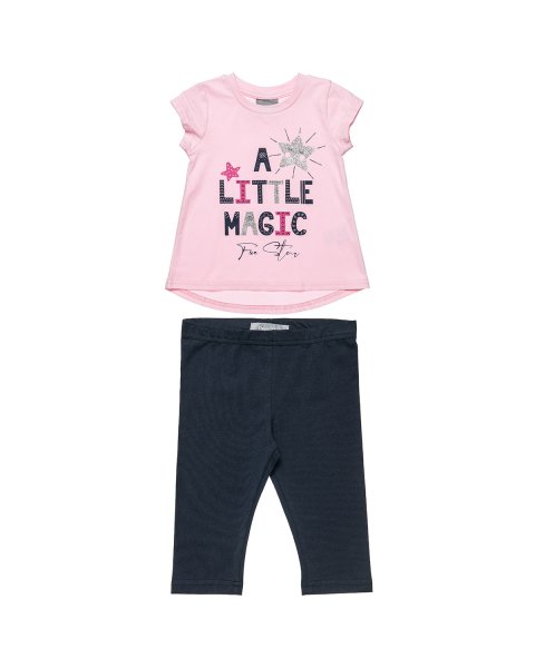 Set Five Star with glitter print and leggings (12 months-5 years)
