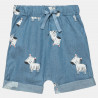 Set t-shirt with super soft denim shorts (3 months-2 years)