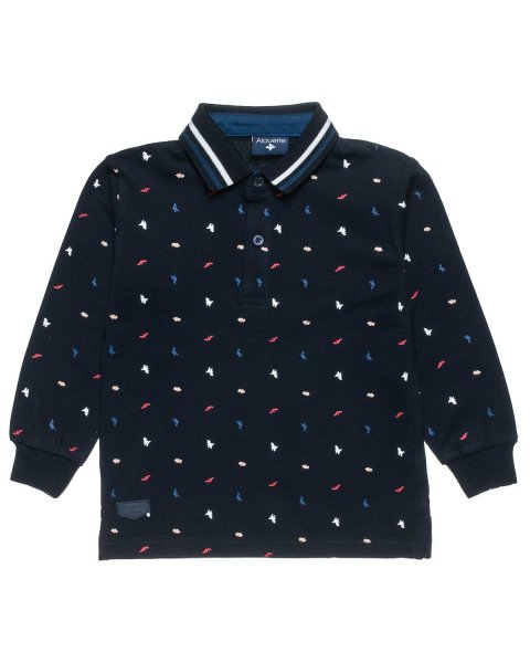Long sleeve top with dino pattern (12 months-5 years)