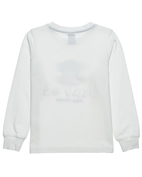 Long sleeve top Paul Frank with shiny patch and embossed letters (12 months-5 years)
