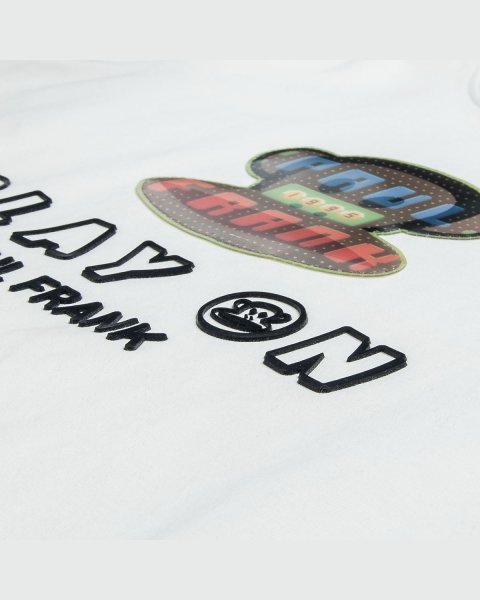 Long sleeve top Paul Frank with shiny patch and embossed letters (12 months-5 years)