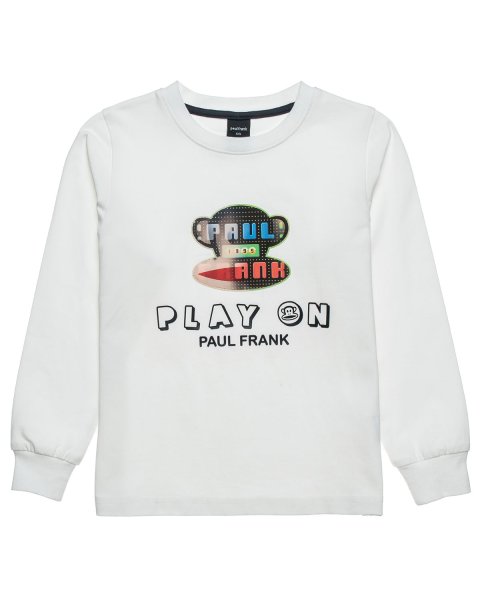 Μπλούζα Paul Frank με γυαλιστερό patch και ανάγλυφα γράμματα (12 μηνών-5 ετών)