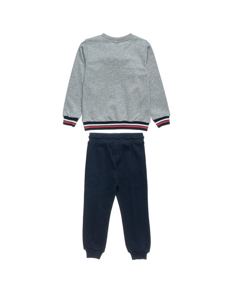 Tracksuit cotton fleece blend Paul Frank with embossed elements and pom pon (12 months-5 years)