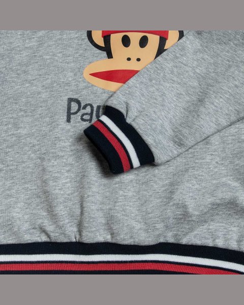 Tracksuit cotton fleece blend Paul Frank with embossed elements and pom pon (12 months-5 years)