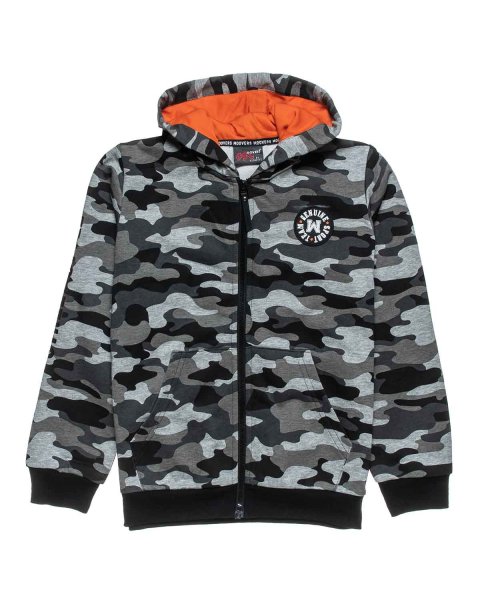 Zip hoodie Moovers with rubber patch (6-16 years)