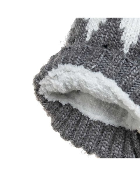 Beanie knitted with inner lining (5-10 years)