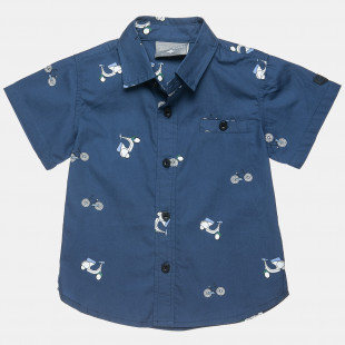 Shirt with all over pattern (12 months-5 years)