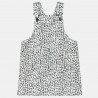 Dress in animal print design with front pockets (6-16 years)