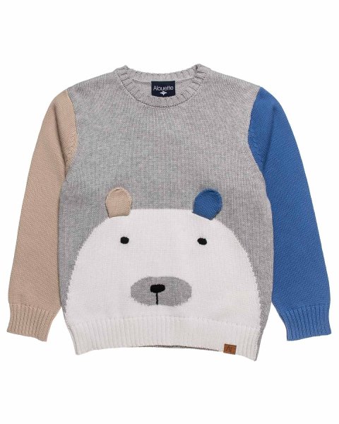 Πουλόβερ 100% cotton με αυτάκια (12 μηνών-5 ετών)