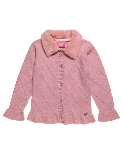 Knitted cardigan with viscose (12 months-5 years)