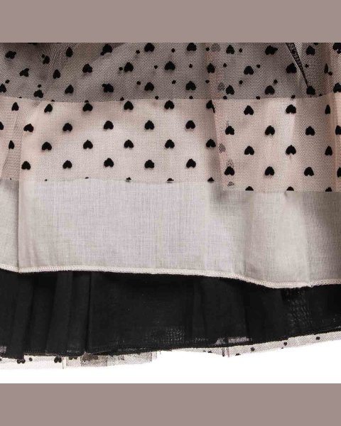 Dress velour with tulle (4-12 years)