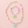 Set Set Bracelet with Necklace Love and Peace 2pcs Nice Precious