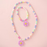 Set Set Bracelet with Necklace Love and Peace 2pcs Nice Precious