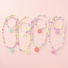 Set Set Bracelet with Necklace Love and Peace 2pcs Nice Precious