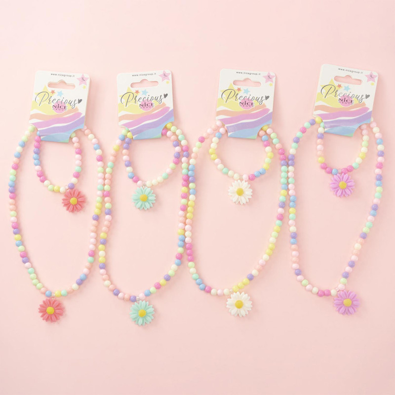 Set Set Bracelet with Necklace Love and Peace 2pcs Nice Precious