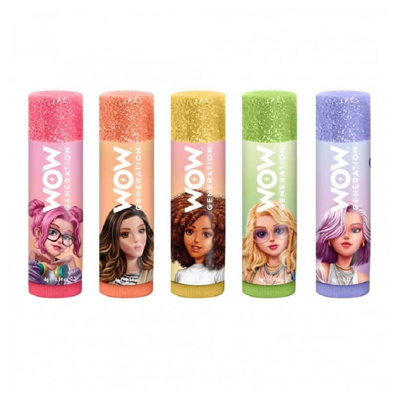 Lip Balm in 5 colors Wow Generation